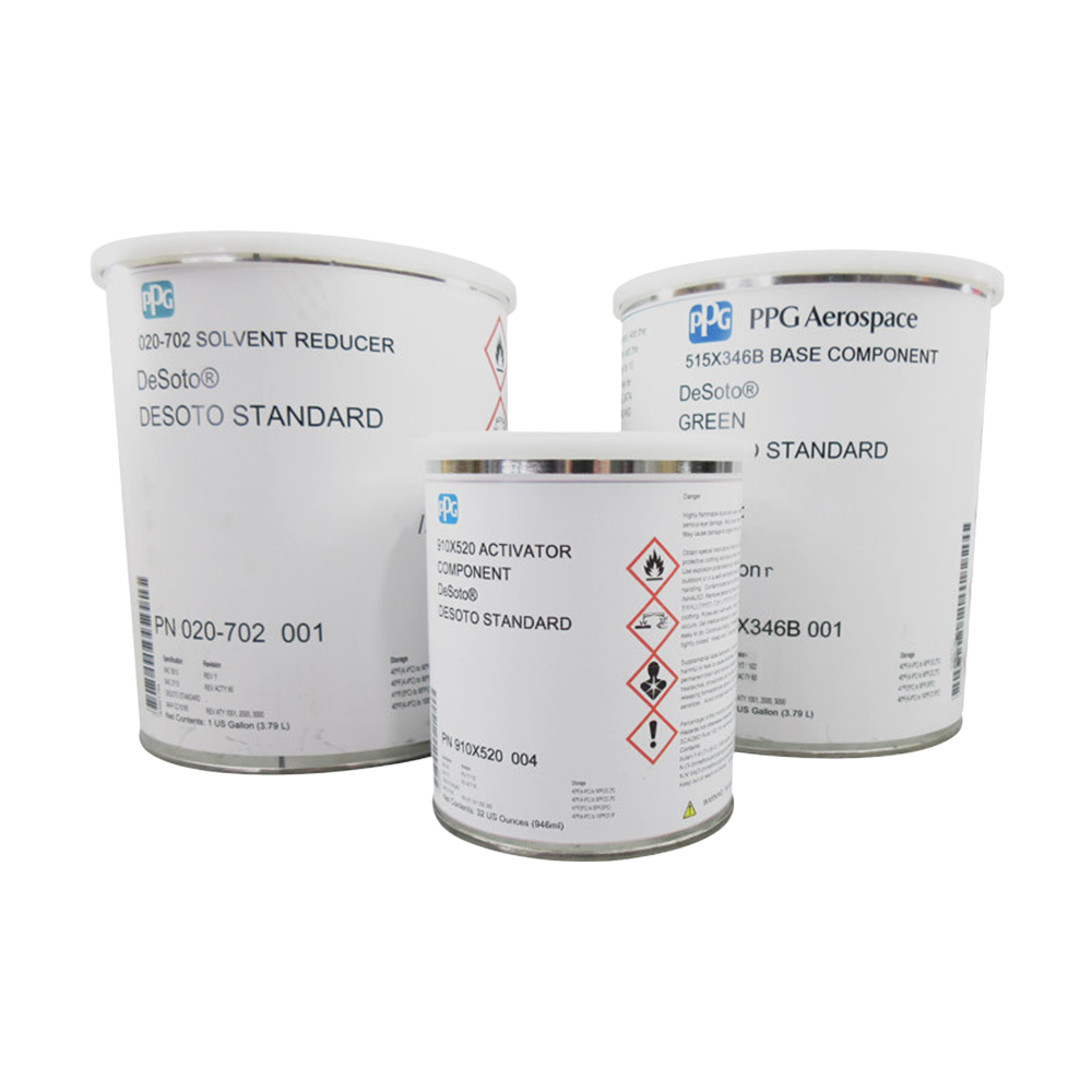 PPG Aerospace 515X346B Bonding Primer BAC 5010 Type 102 (base 1 gln / curing solution 1 qrt / thinner 1 gln) - 2.25 gln