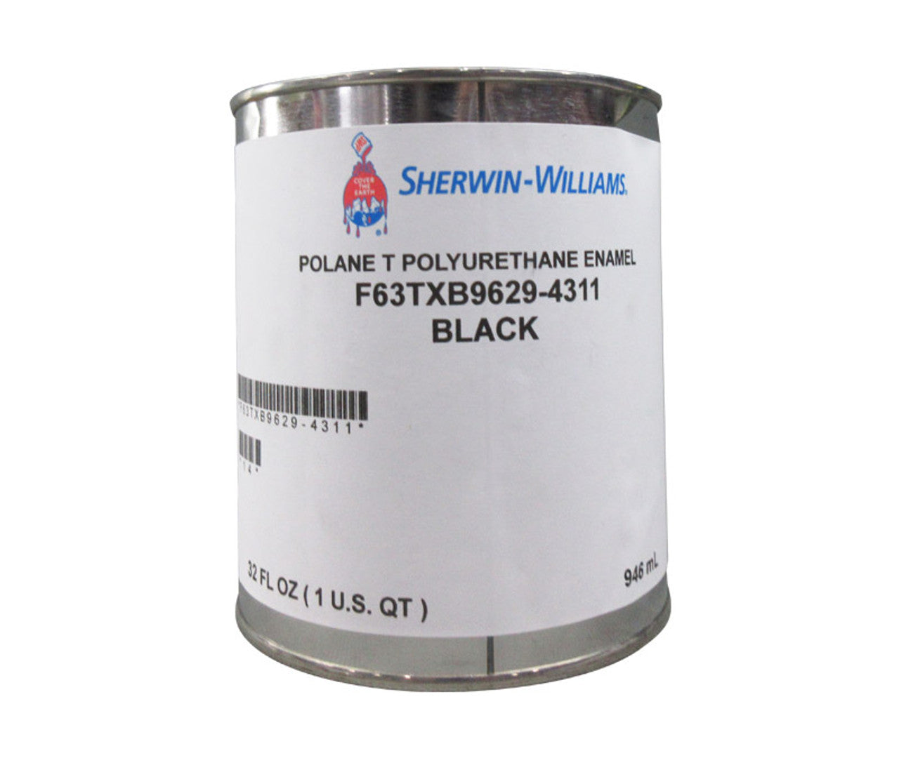 Polane Aerospace Coatings F63 T Flat Black F63TXB9629-4311 - 1 gln