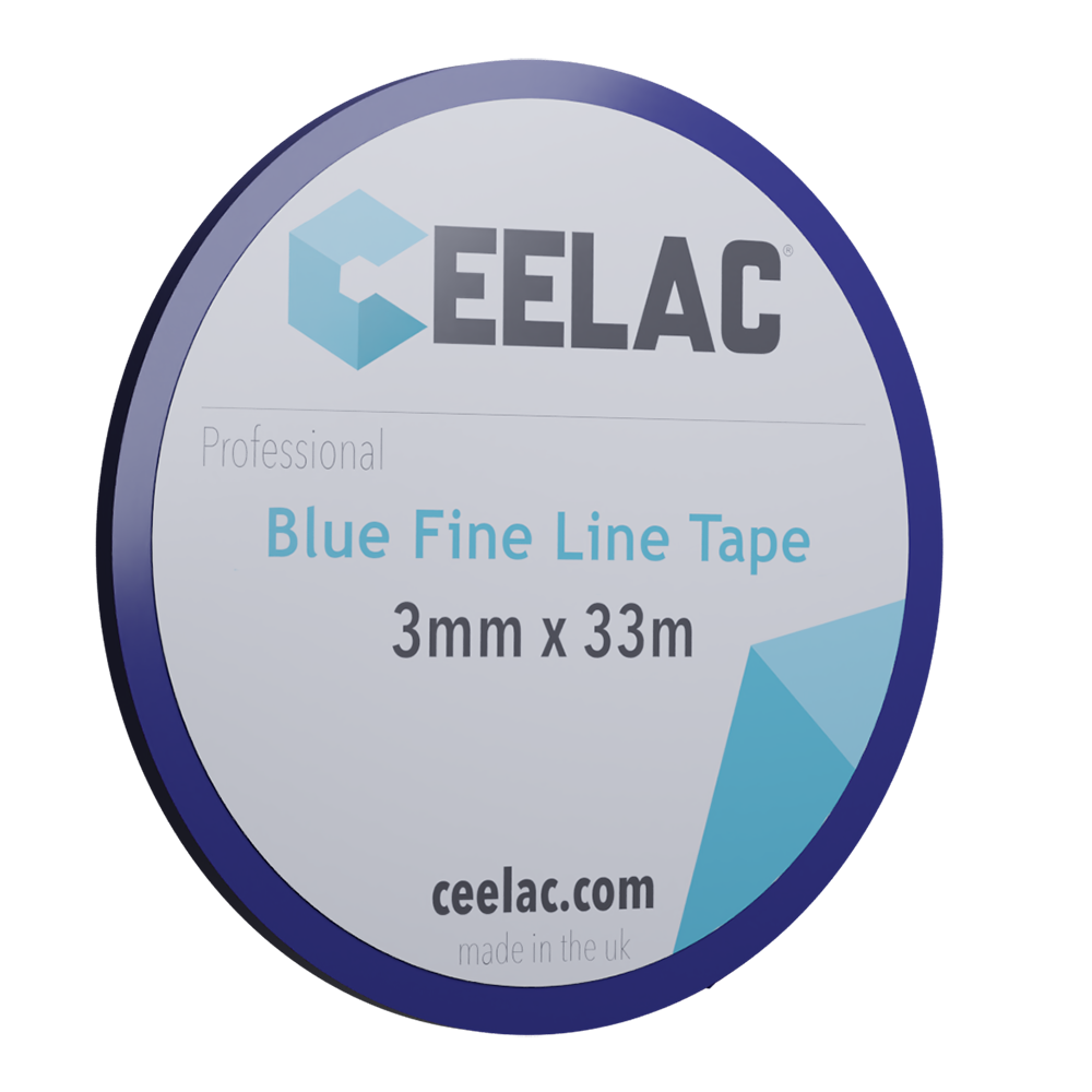 CEELAC Blue Fine Line Tape - 3 mm x 33 mt