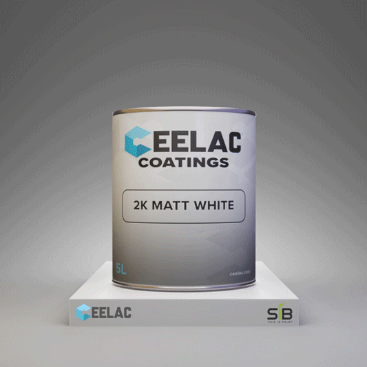 CEELAC Coatings 2K Matt White - 5 lit