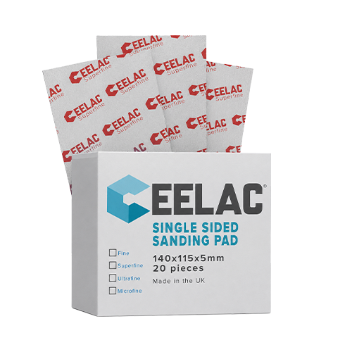 CEELAC 1 Sided Sanding Pad P120 Fine - 140 mm x 115 mm x 5 mm