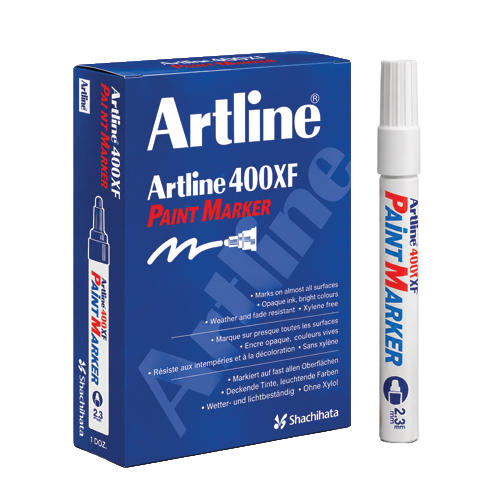 Artline EK400 Paint Marker - White