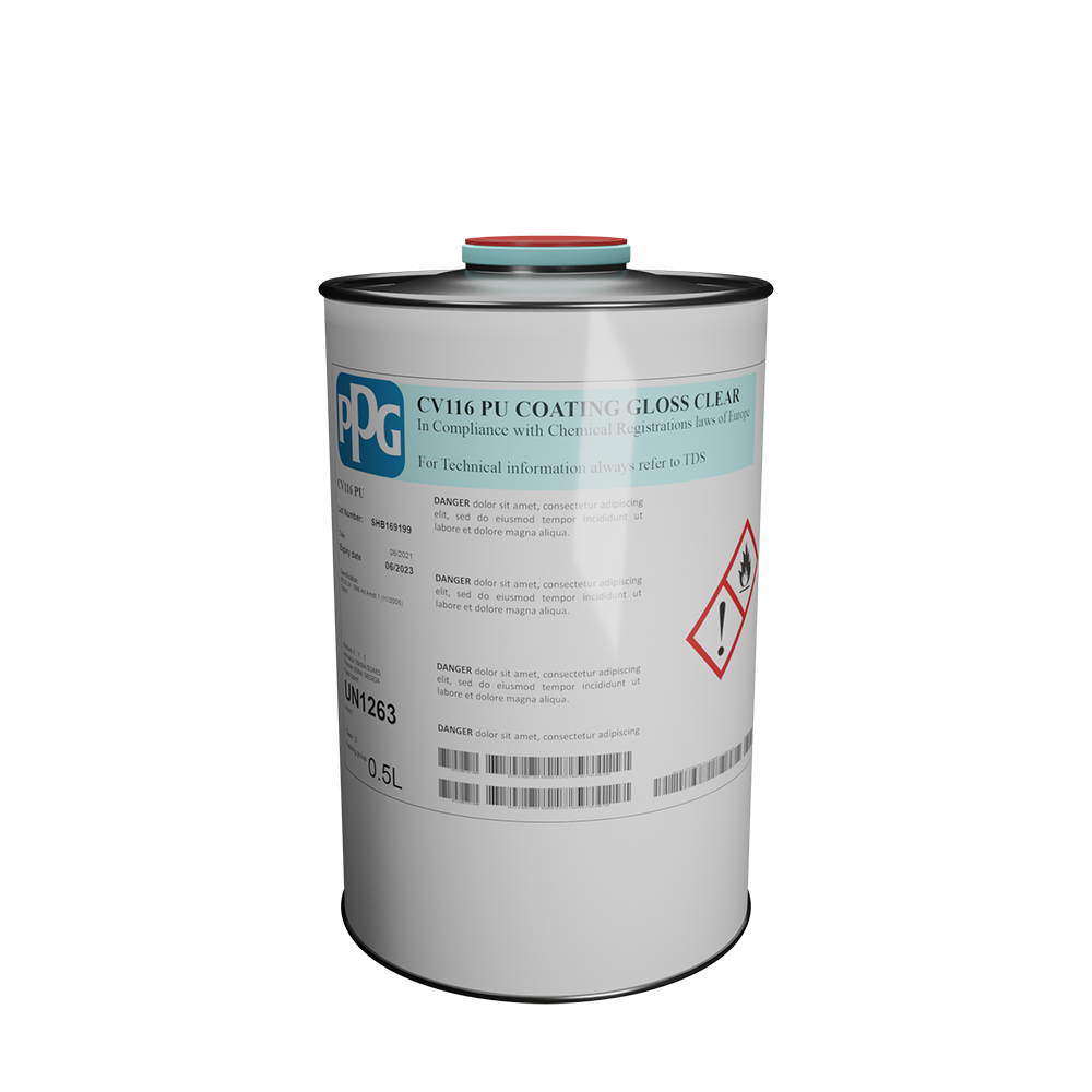 PPG Aerospace CV116 PU Coating Gloss Clear - 500 ml