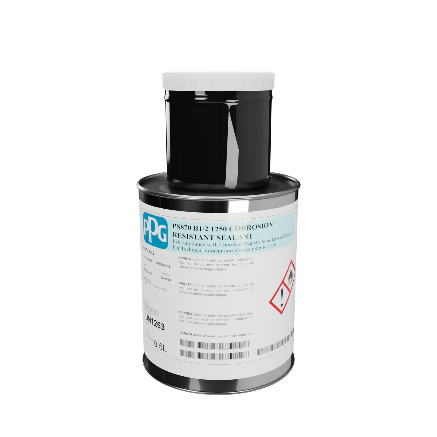 PPG Aerospace PS870 B1/2 1250 Corrosion Resistant Sealant - 500 ml