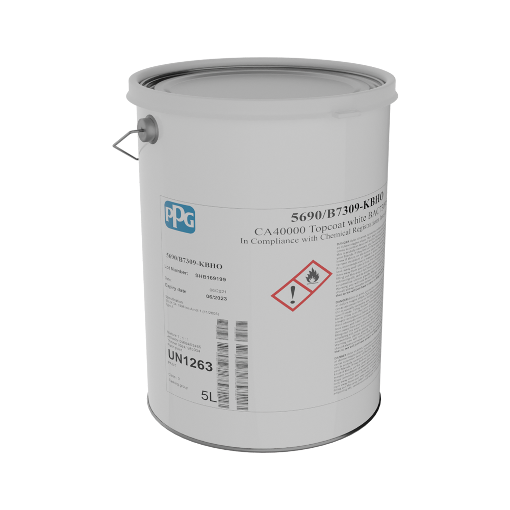 PPG Aerospace 5425/0000 PU Surfacer White Primer - 4 lit