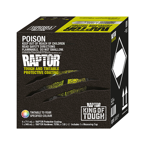 u-pol Raptor Protective Coating Black - 4 lit