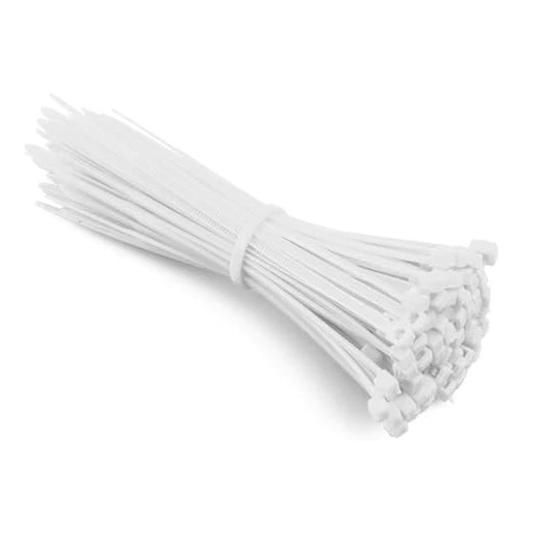 Cable Ties White - 3.5 mm x 148 mm