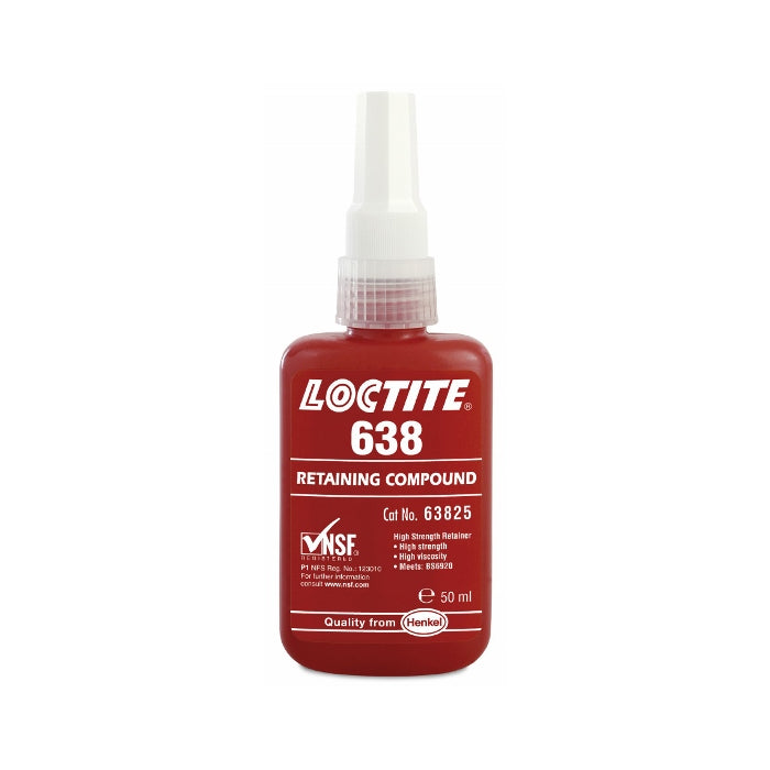 LOCTITE 638 High Strength Retaining Compound - 50 ml