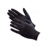 Black Nitrile Gloves Powder Free Pairs - Large