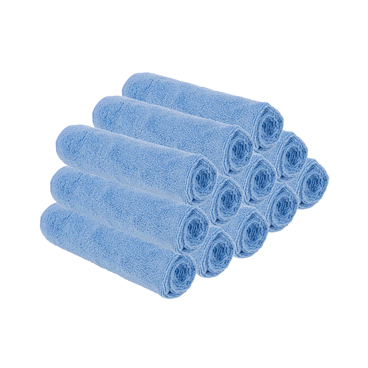 3D Edgeless Microfiber Dark Blue Towel - 400 gsm