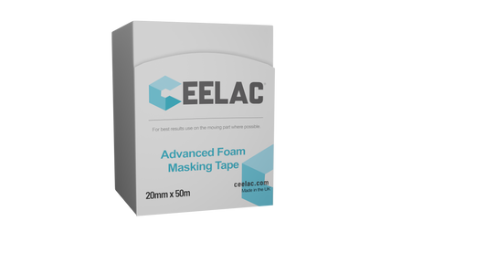 CEELAC Advanced Foam Masking Tape - 20 mm x 50 mt