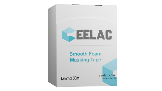 CEELAC Smooth Foam Masking Tape - 13mm x 50 mt