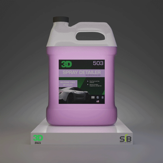 3D 503 Spray Detailer - 3.78 lit