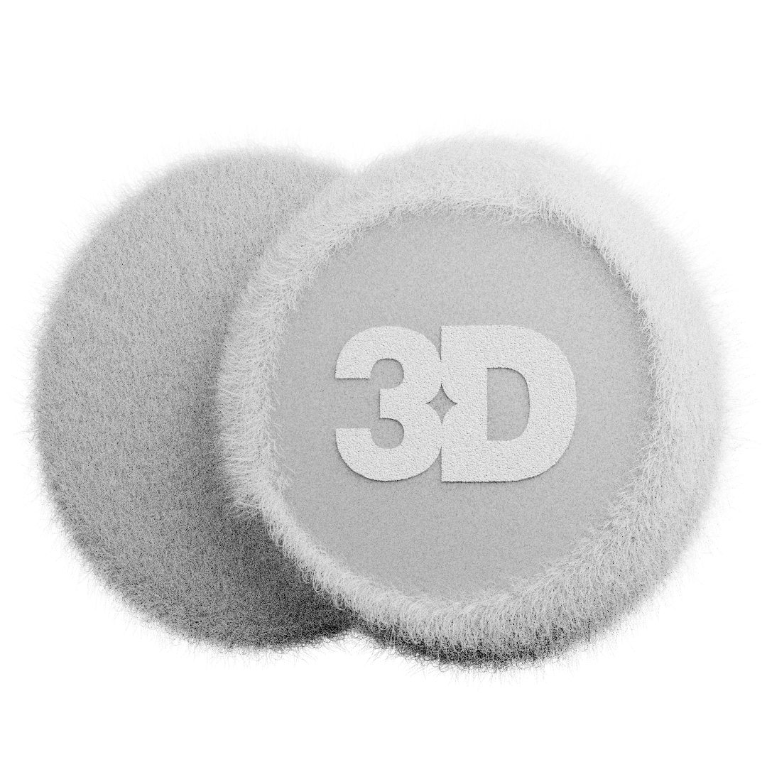 3D Premium White Lamb Wool Pad - 5.1"