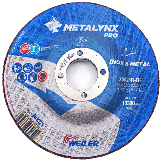 METALYNX Pro Inox & Metal Cutting Disc - 115 mm x 1 mm x 22 mm
