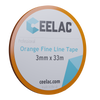 CEELAC Orange Fine Line Tape - 3 mm x 33 mt