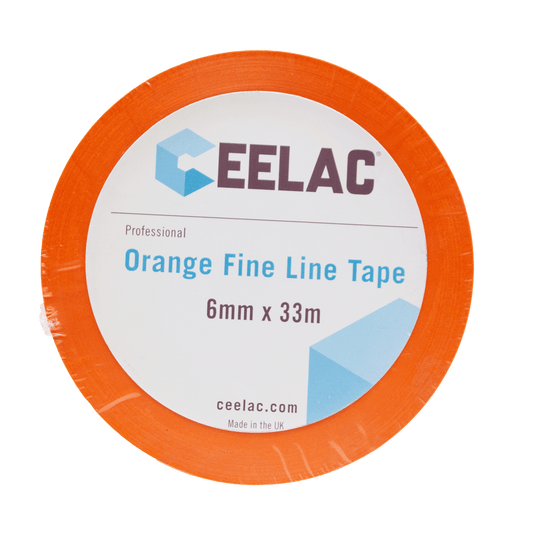 CEELAC Orange Fine Line Tape - 6 mm x 33 mt