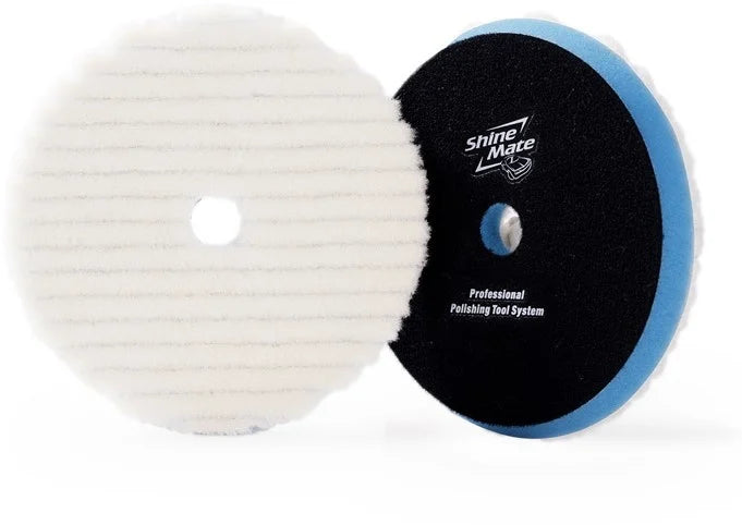 ShineMate Short Wool Pad For Cutting - 140 mm x 12 mm