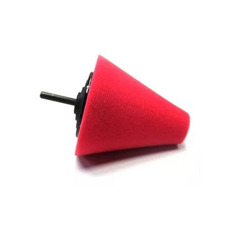 ShineMate Foam Polishing Cone (Electric Drill) - Red