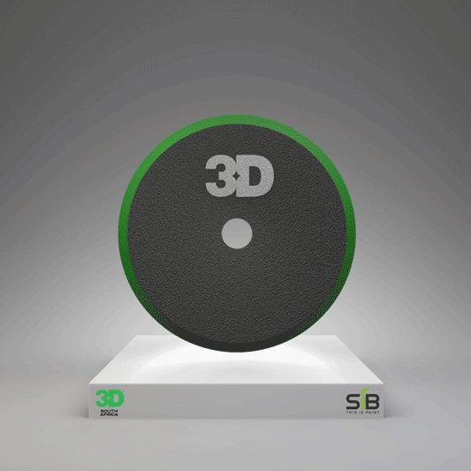 3D Green Standard Cutting Foam Pad - 6.5''
