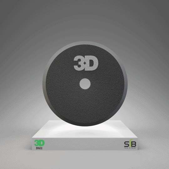 3D Grey Standard Finishing Foam Pad - 6.5''