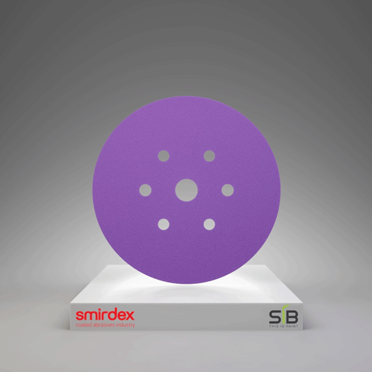 smirdex 740 Ceramic Velcro Disc 6 + 1 Hole P80