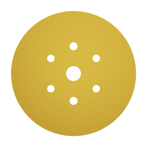 smirdex (BB) 820 Yellow Velcro Disc 6 + 1 Hole P400