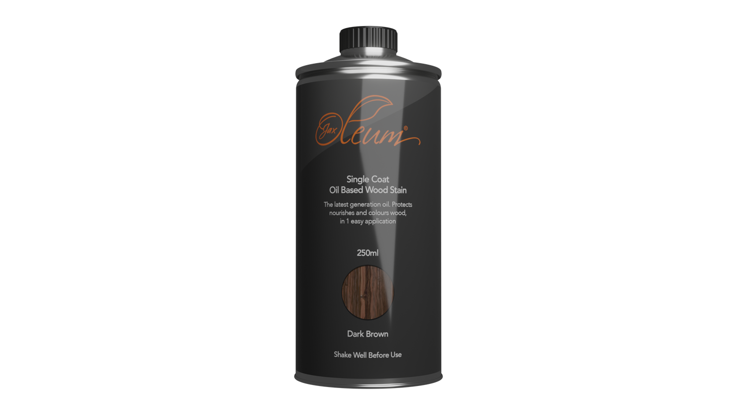 Jax Oleum Single Coat Oil Based Stain Dark Brown - 250 ml