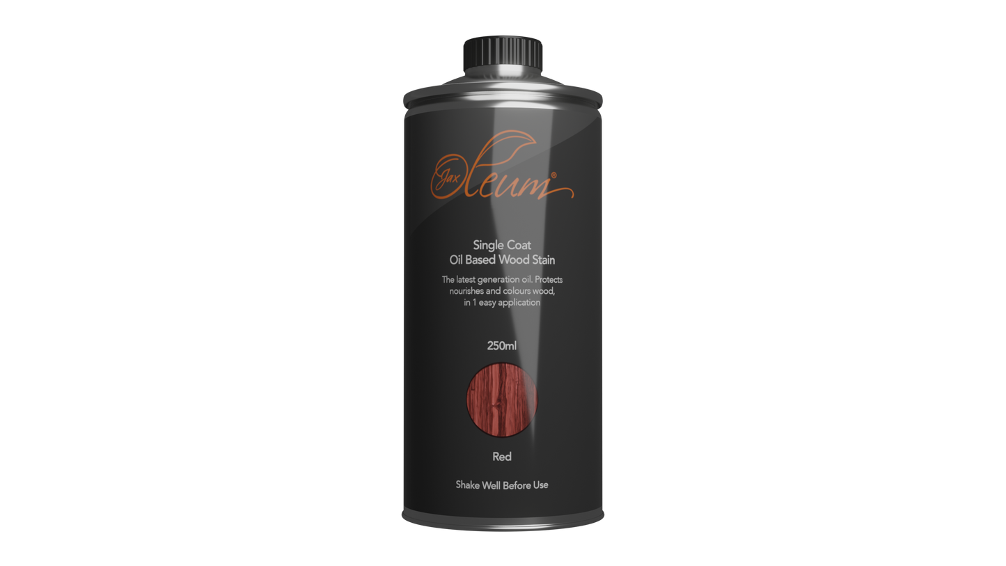 Jax Oleum Single Coat Oil Based Wood Stain Red - 250 ml