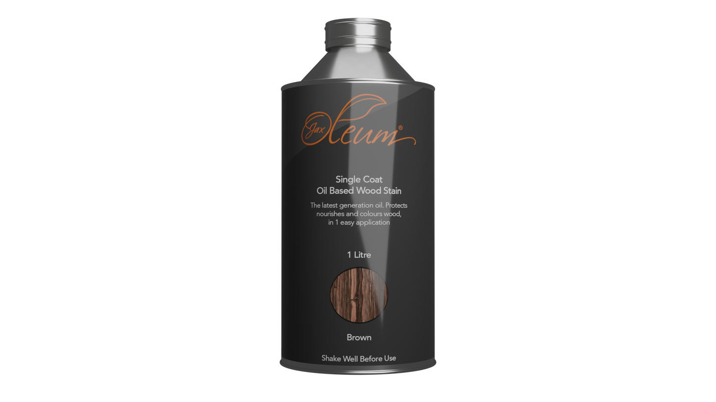 Jax Oleum Single Coat Oil Based Wood Stain Brown - 1 lit
