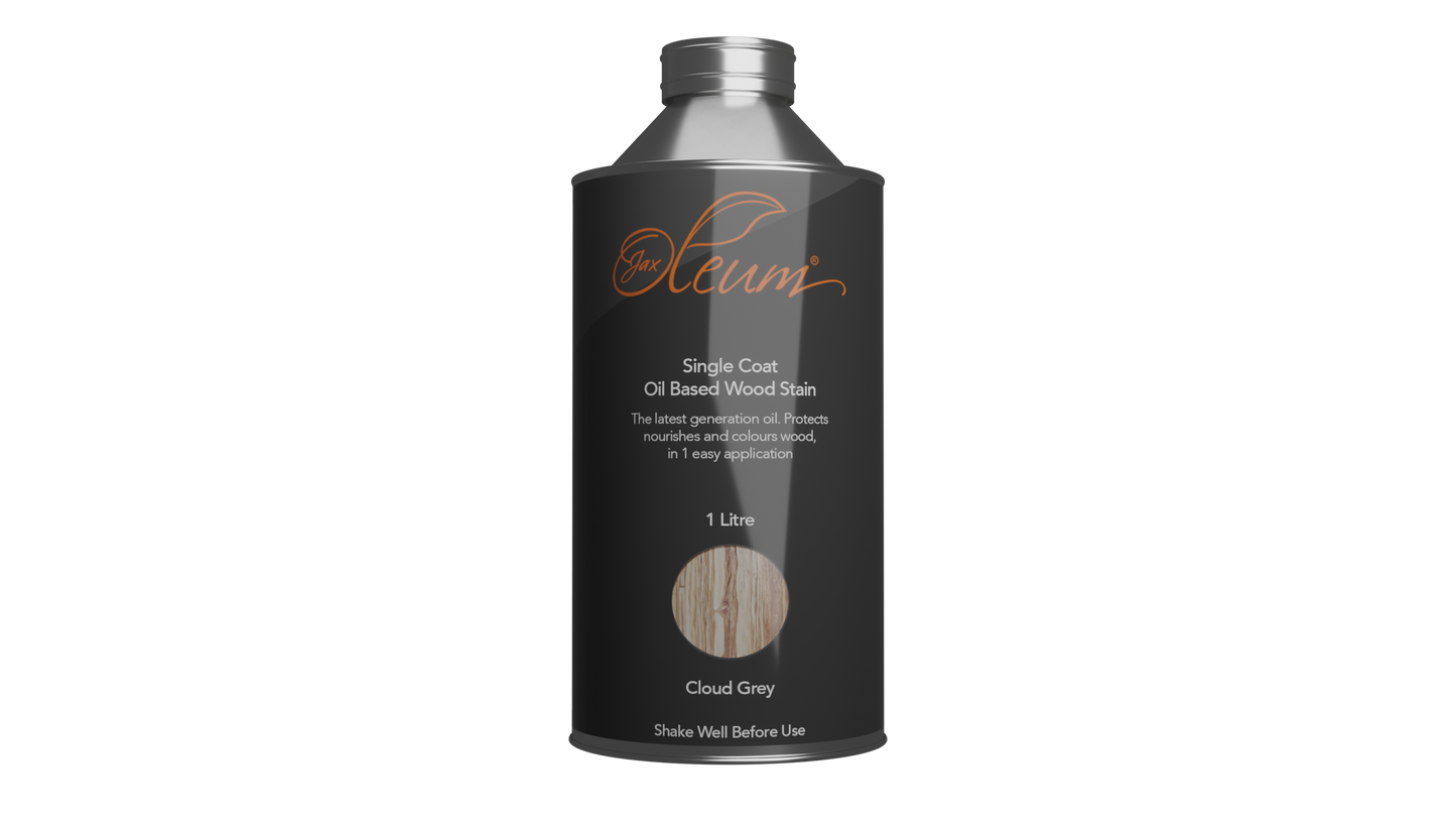 Jax Oleum Single Coat Oil Based Stain Cloud Grey - 1 lit