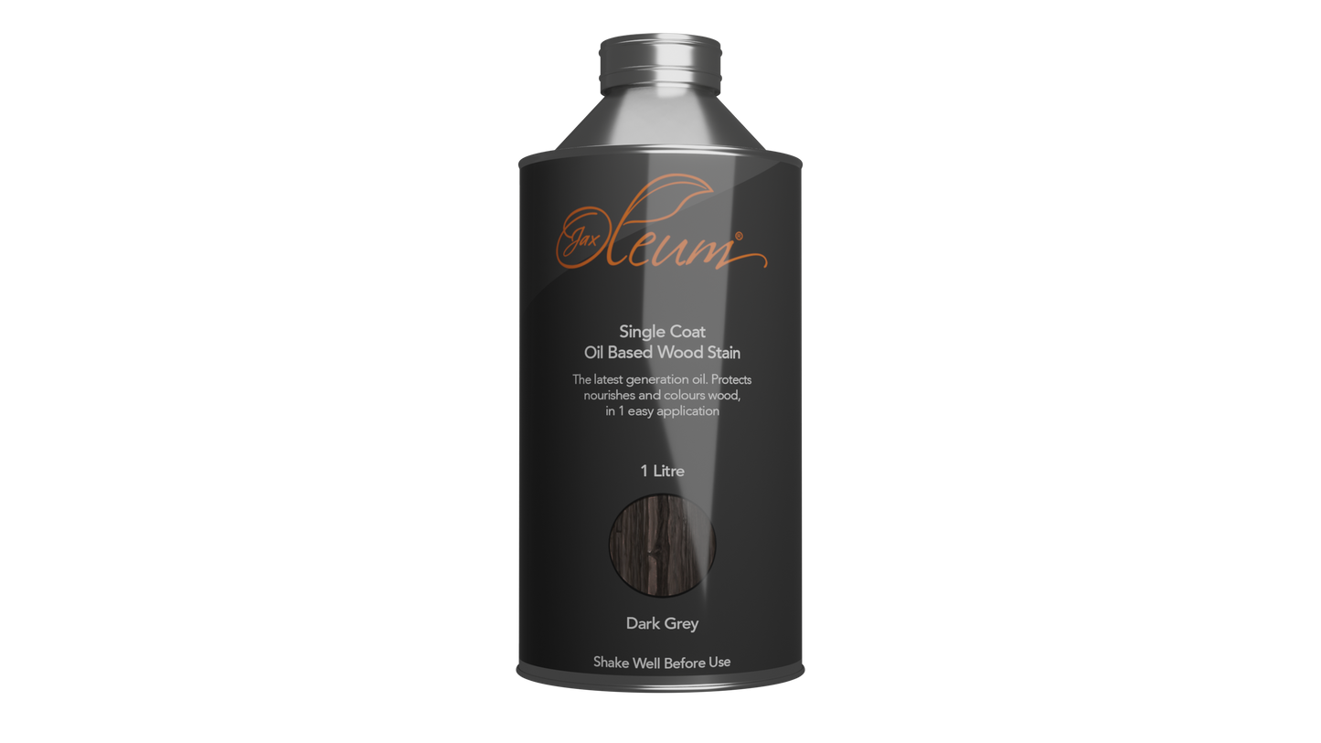 Jax Oleum Single Coat Oil Based Stain Dark Grey - 1 lit