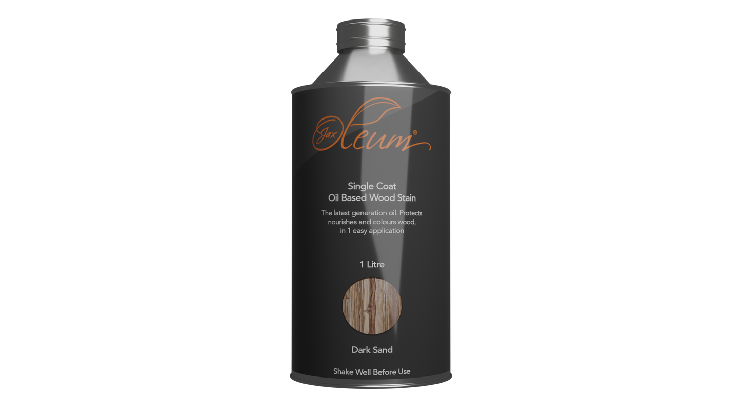 Jax Oleum Single Coat Oil Based Wood Stain Dark Sand - 1 lit