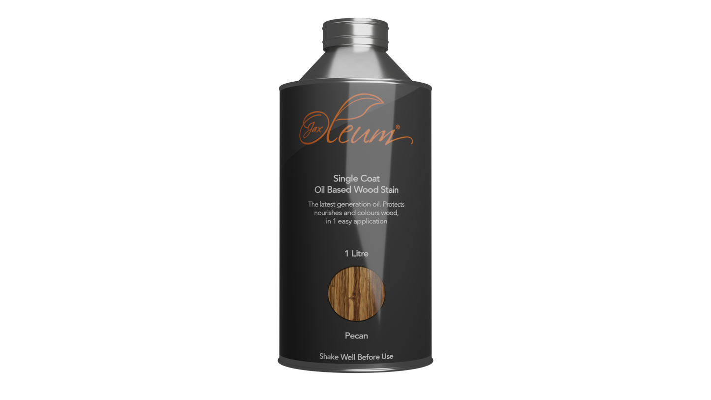Jax Oleum Single Coat Oil Based Wood Stain Pecan - 1 lit