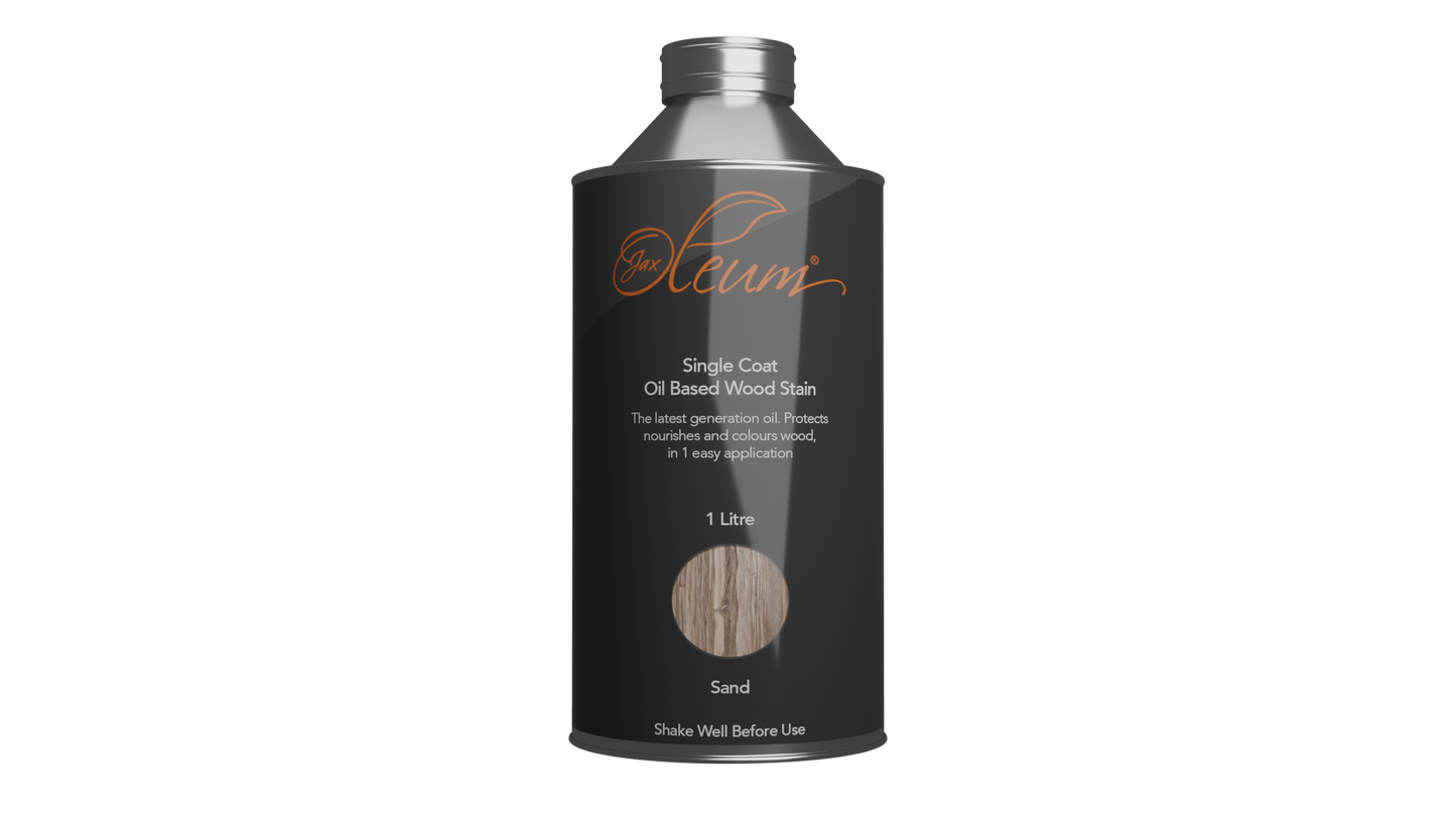 Jax Oleum Single Coat Oil Based Wood Stain Sand - 1 lit