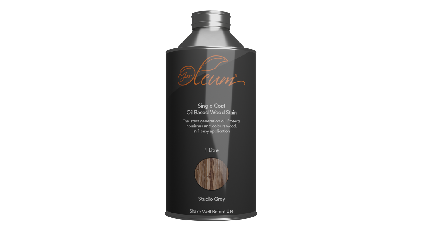 Jax Oleum Single Coat Oil Based Stain Studio Grey - 1 lit