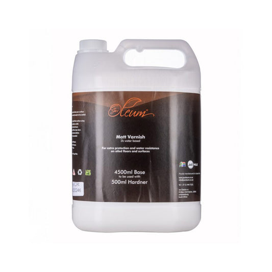 Jax Oleum Water Based 2K Matt Varnish - 5 lit