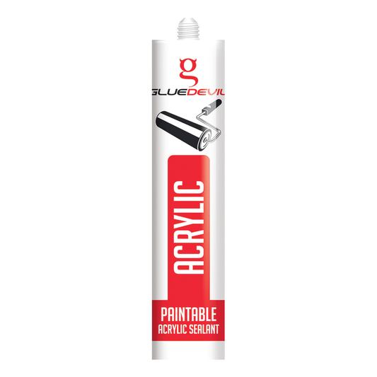 GLUEDEVIL Acrylic White Paintable Sealer - 250 ml