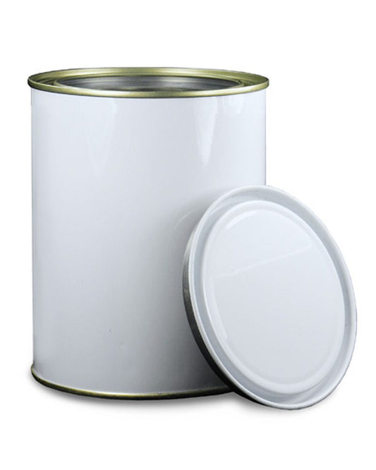 White Empty Can and Lid - 500 ml