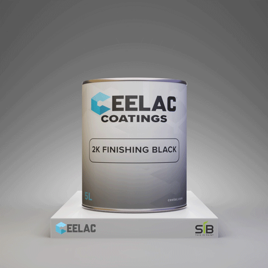 CEELAC Coatings 2K Finishing Black - 5 lit