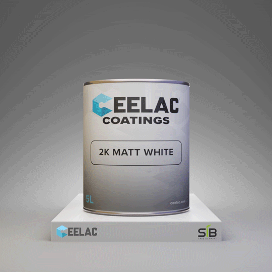 CEELAC Coatings 2K Matt White - 5 lit
