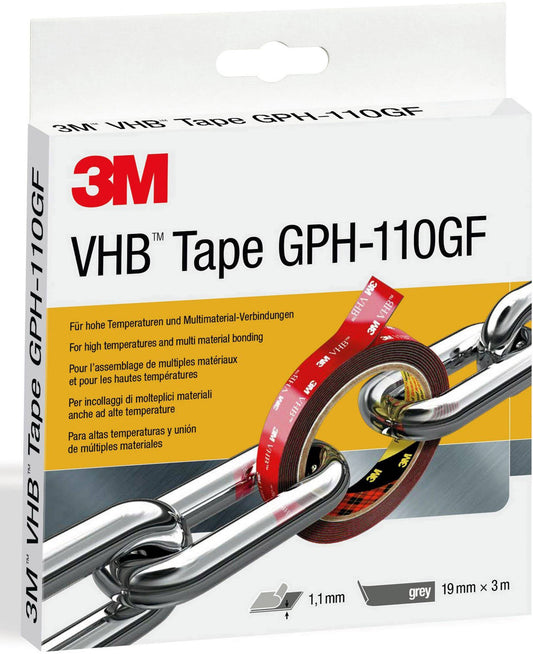 3M GPH-110GF VHB Grey Tape - 24 mm x 33 mt