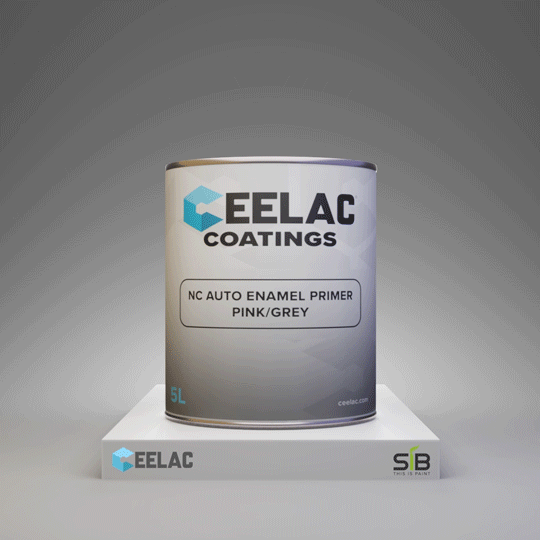 CEELAC Coatings NC Auto Enamel Primer Grey/Pink - 5 lit