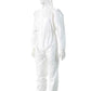 Promax Disposable White Hooded Overall - Large