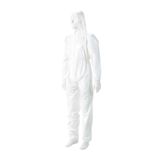 Promax Disposable White Hooded Overall - Extra Large