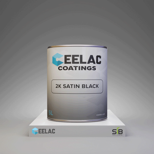 CEELAC Coatings 2K Satin Black - 5 lit