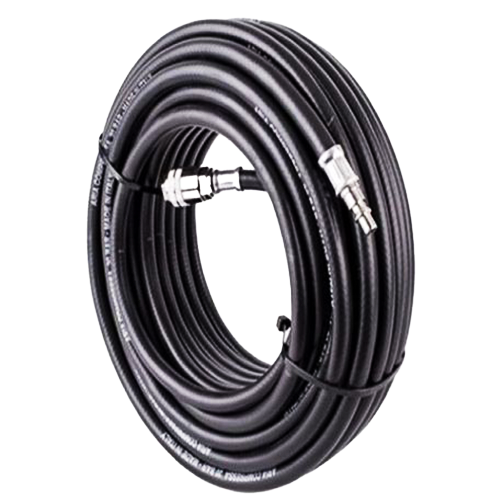 Rubber Air Hose with Couplers - 8 mm x 10 mt