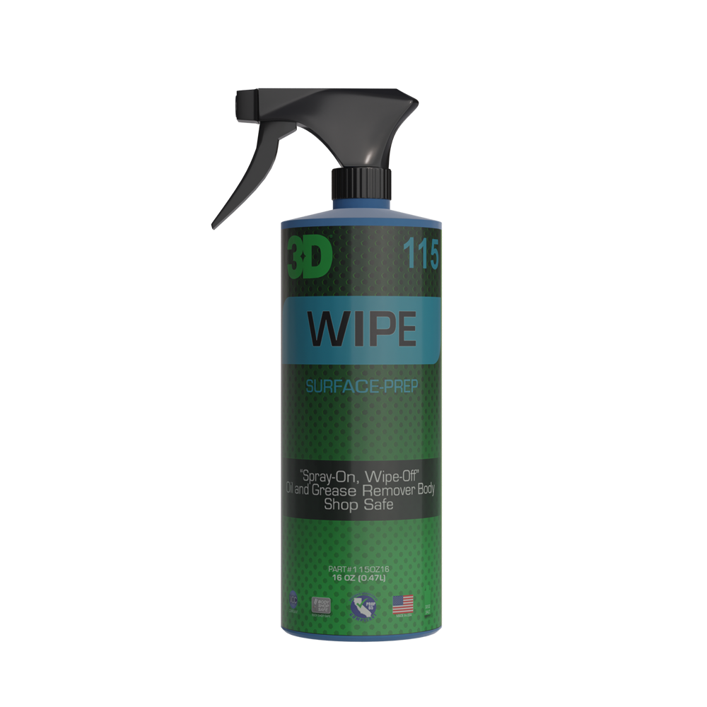 3D 115 Surface Prep Wipe - 454 ml