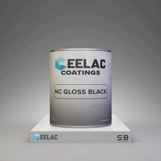 CEELAC Coatings NC Gloss Black - 5 lit