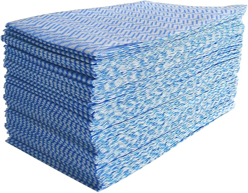 Blue Cleaning Cloths - 38 cm x 32 cm